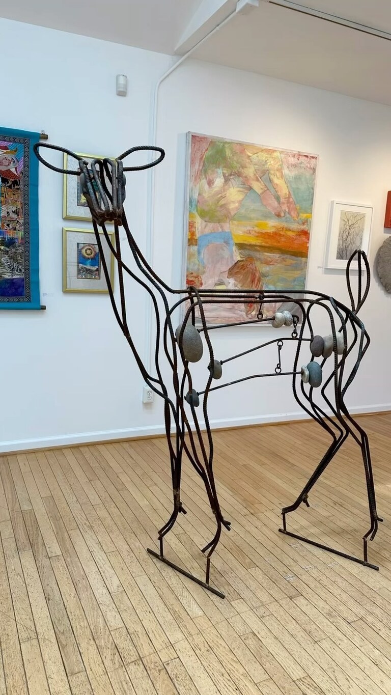 Deer Metal Sculture -Peconic Doe